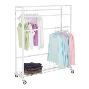 adjustable hang rail rack